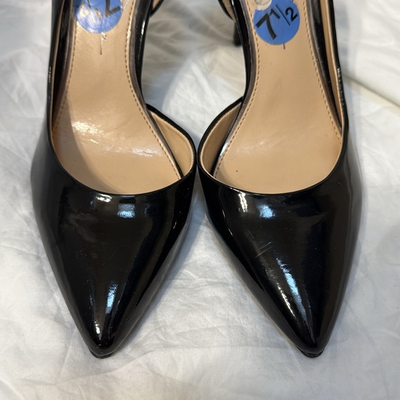Women’s Jessica Simpson Black Shiny Patent Stiletto Heels. Size 7.5. - Picture 5 of 12